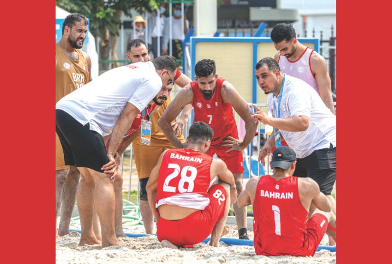 Beach handball team begin Sanya training